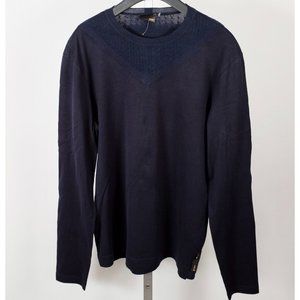 FENDI sweater T shirt navy 50 US 40 mens 2010 collection
